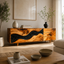 River Resin Wood Sideboard Cabinet