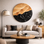 Sculptural Wall Art – Handmade Wooden Decor for Modern Home