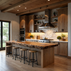 Kitchen Island Table – Solid Wood Table for Modern Kitchen