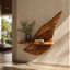 Live Edge Wood Wall Shelf – Solid Wood Floating Shelf for Entryway Decor