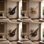 Live Edge Wood Wall Shelf – Solid Wood Floating Shelf for Entryway Decor