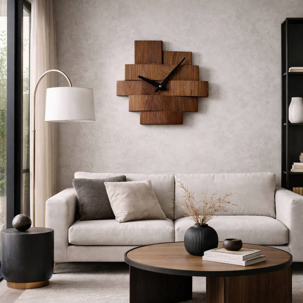 Wooden Wall Decor – Modern Natural Art for Living Spaces