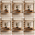 Floating Bathroom Vanity – Live Edge Solid Wood Vanity with Shelf