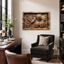 Hummingbird Flower Wood Wall Art – Solid Wood 3D Relief Carving for Home Decor