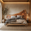 Live Edge Bed Frame – Solid Wood Bed with Natural Headboard