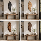 Live Edge Wood Wall Clock – Solid Wood Decorative Clock for Living Room Decor