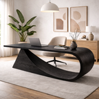 Sculptural Coffee Table – Handmade Solid Wood Table for Modern Living Room