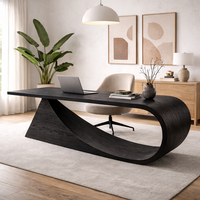 Sculptural Coffee Table – Handmade Solid Wood Table for Modern Living Room Main Image