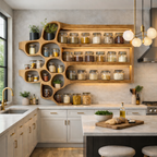 Floating Wooden Wall Shelves – Modern Storage & Décor