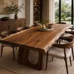Live Edge Dining Table – Solid Wood Table for Dining Room