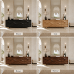 Wave Sideboard – Solid Wood Storage Cabinet for Living Room