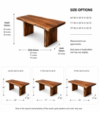 Live Edge Dining Table – Solid Wood Table for Dining Room