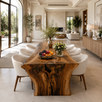 Live Edge Dining Table – Solid Wood Table for Dining Room