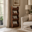 Wooden Blanket Ladder – Solid Wood Quilt Rack for Cozy Living Room Decor