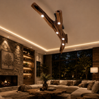 Tree Branch Ceiling Light – Solid Wood Pendant Light for Modern Home