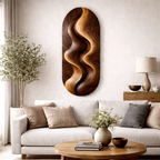 Wall Sculpture – Handmade Sculptural Wood Decor for Modern Home