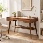 Wood Bar Stool – Solid Wood Counter Chair for Kitchen Island Decor