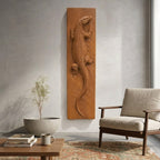 Vertical Wall Art Panel – Solid Wood Decorative Panel for Modern Home Decor