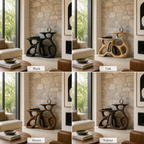 Organic Cutout Vinyl Record Console