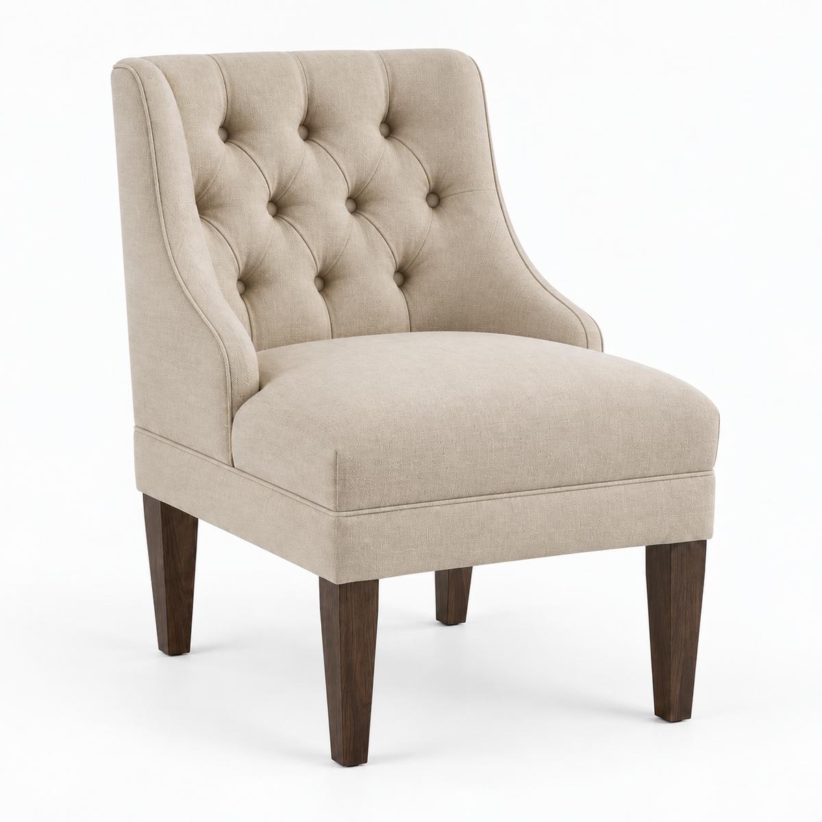 Tufted Upholstered Accent Chair