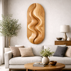 Wall Sculpture – Handmade Sculptural Wood Decor for Modern Home