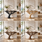Organic Tree Branch Wood Console Table