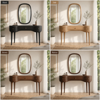 Makeup Vanity Table – Solid Wood Vanity with