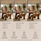 Sculptural Accent Chair – Solid Wood Lounge Chair for Modern Living Room