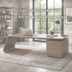 Solid Wood Desk – Handmade Wooden Desk for Modern Office