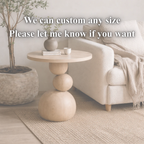 Sculptural Side Table – Handmade Solid Wood Table for Modern Home
