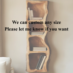 Organic Wall Shelf – Solid Wood Display Shelf for Home Decor