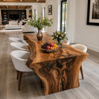 Live Edge Dining Table – Solid Wood Table for Dining Room