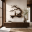 Branch Wood Wall Shelf – Solid Wood Floating Display Shelf with Natural Tree Branch Design