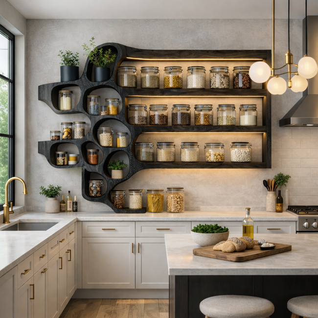 Floating Wooden Wall Shelves – Modern Storage & Décor Main Image