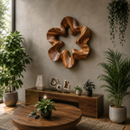 Organic Flow Wood Wall Sculpture