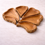Wooden Serving Tray & Bowl Set – Natural Tableware for Entertaining