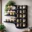 Floating Wooden Wall Shelves – Modern Natural Storage & Decor
