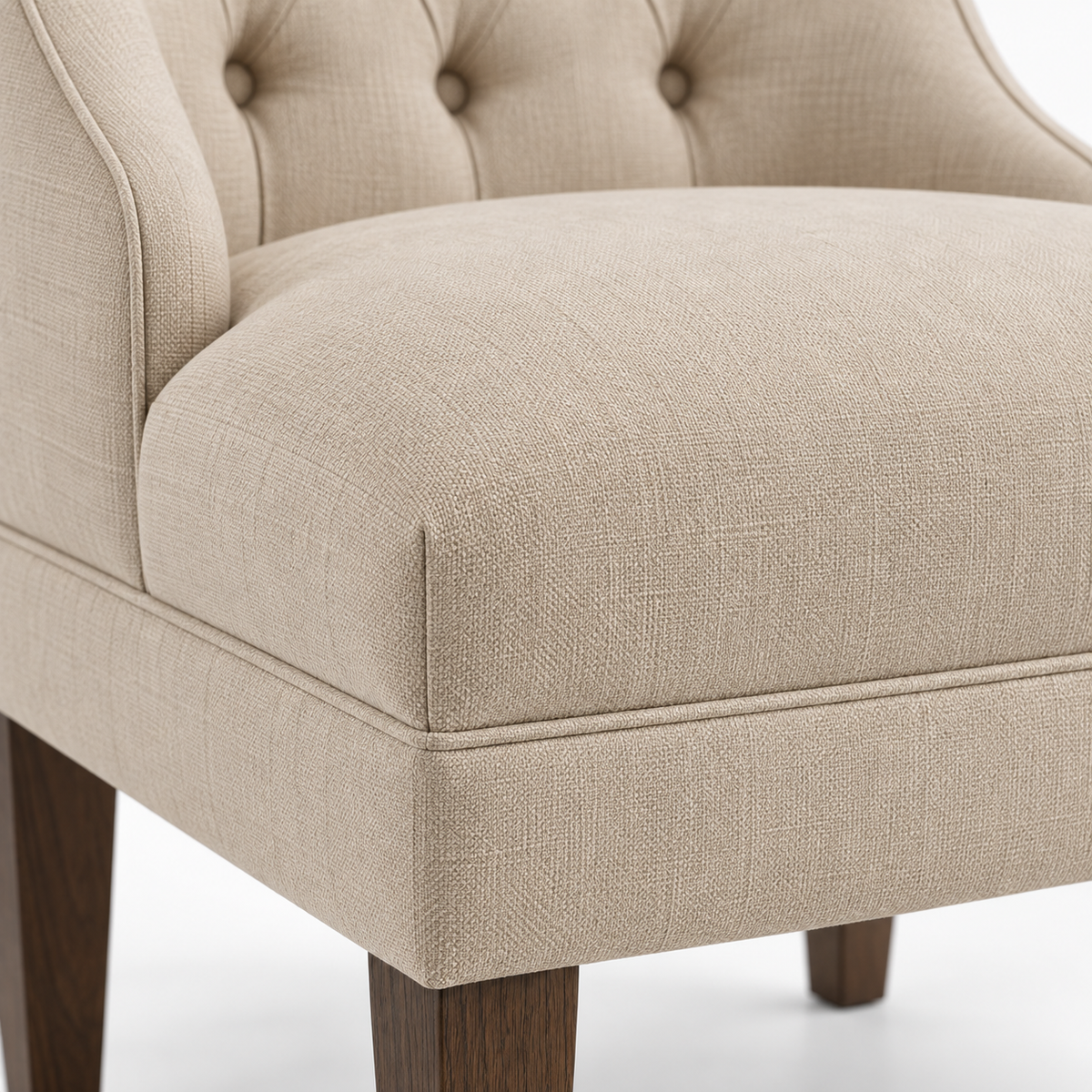 Tufted Upholstered Accent Chair