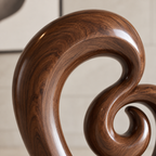 Infinity Spiral Wood Sculpture