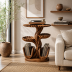 Sculptural Vinyl Record Stand