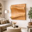 Organic Wooden Wall Art Panel – Sculptural Modern Décor