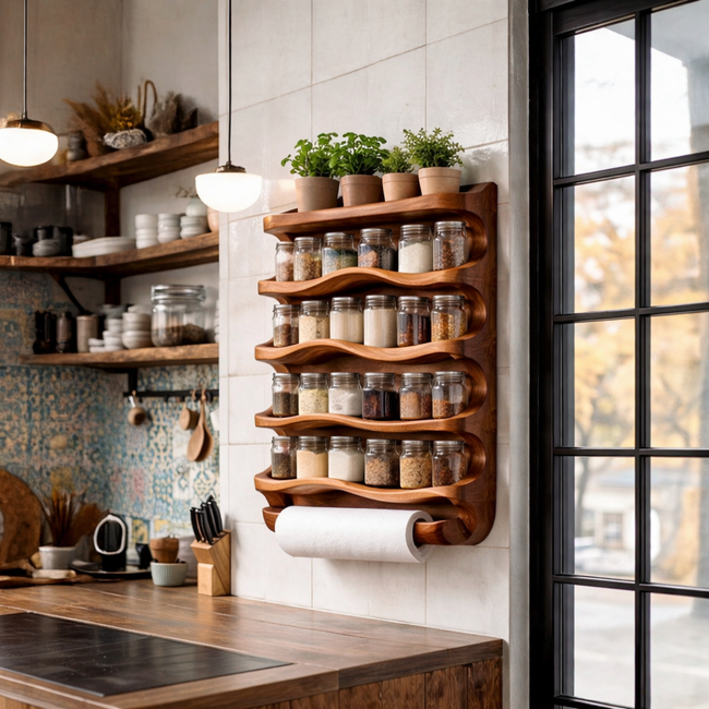 Floating Wooden Wall Shelves – Modern Storage & Décor Main Image