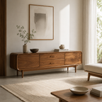 Sideboard Cabinet – Solid Wood Storage Cabinet for Living Room
