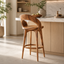 Wooden Bar Stool – Solid Wood Counter Chair for Kitchen Island
