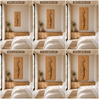 Crocodile Wood Wall Art – Solid Wood 3D Relief Carving for Bedroom Decor