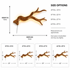 Driftwood Wall Light – Natural Wood Branch LED Wall Decor for Bedroom Decor