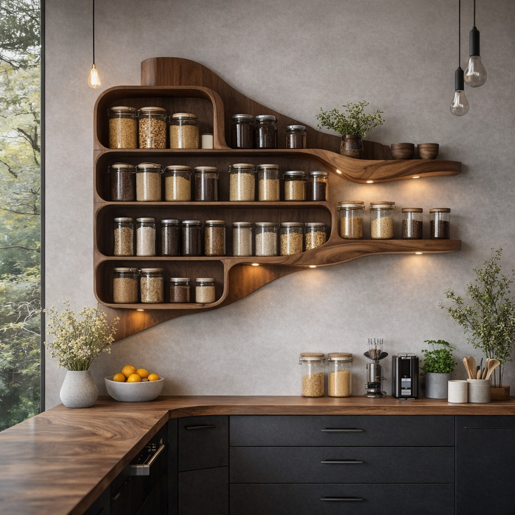 Floating Wooden Wall Shelves – Modern Storage & Décor
