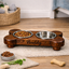 Personalized Wooden Pet Feeding Station – Custom Dog Bowl Stand