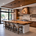 Kitchen Island Table – Solid Wood Table for Modern Kitchen
