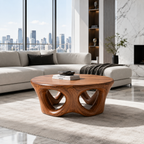 Sculptural Organic Wood Coffee Table